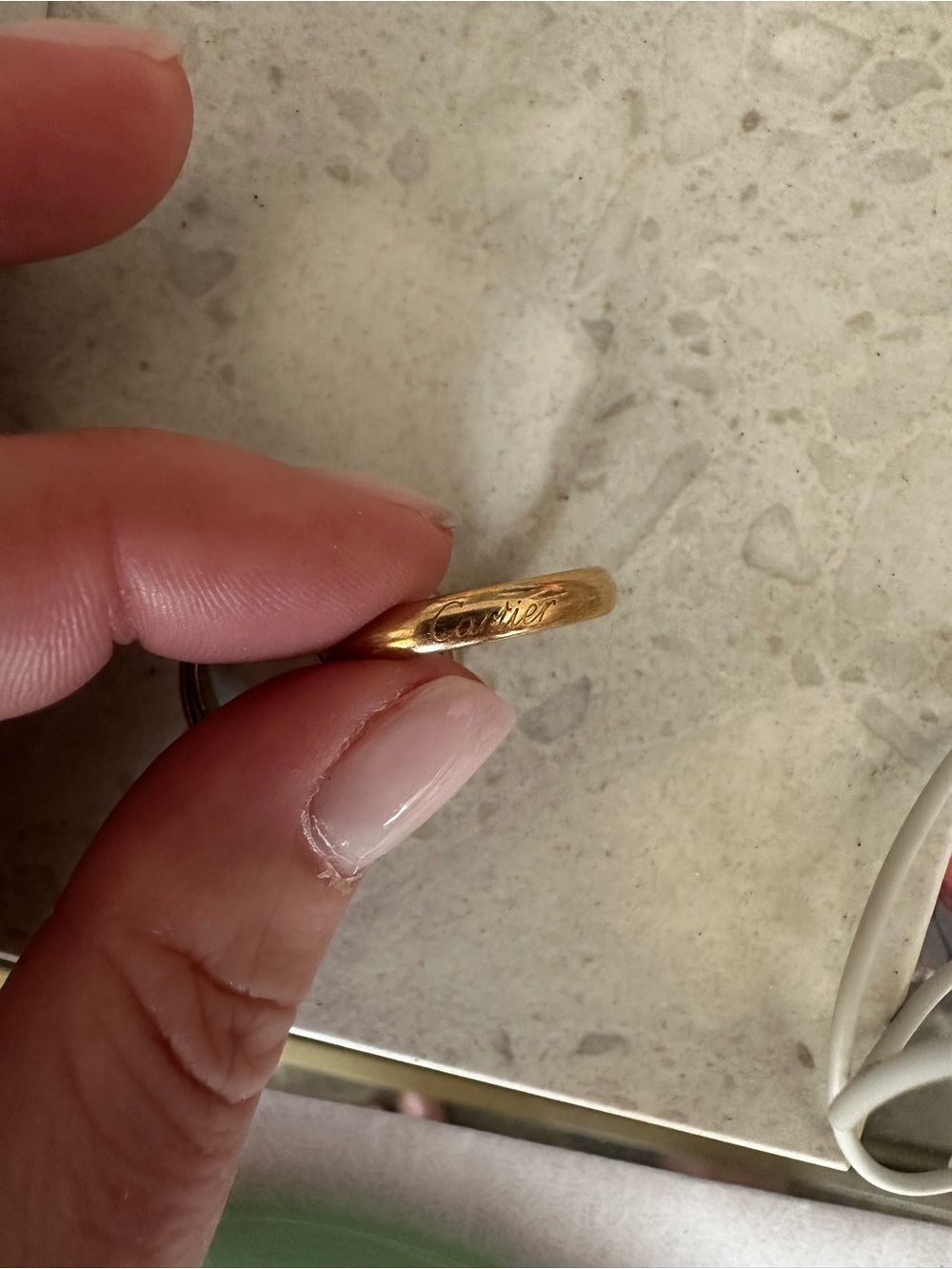 Cartier rolling ring 3 tone - Picture 4 of 8